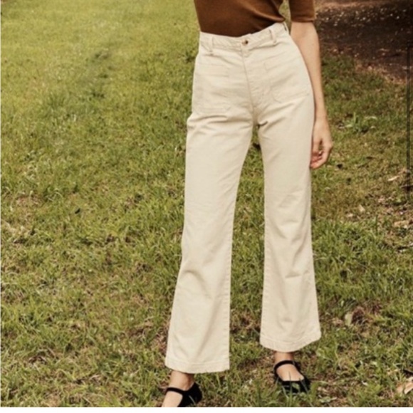 Doen Pants - Doen Maritime high rise jeans oatmeal